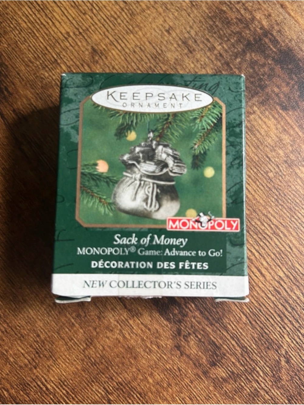 Monopoly Sack of Money Keepsake Ornament 2000